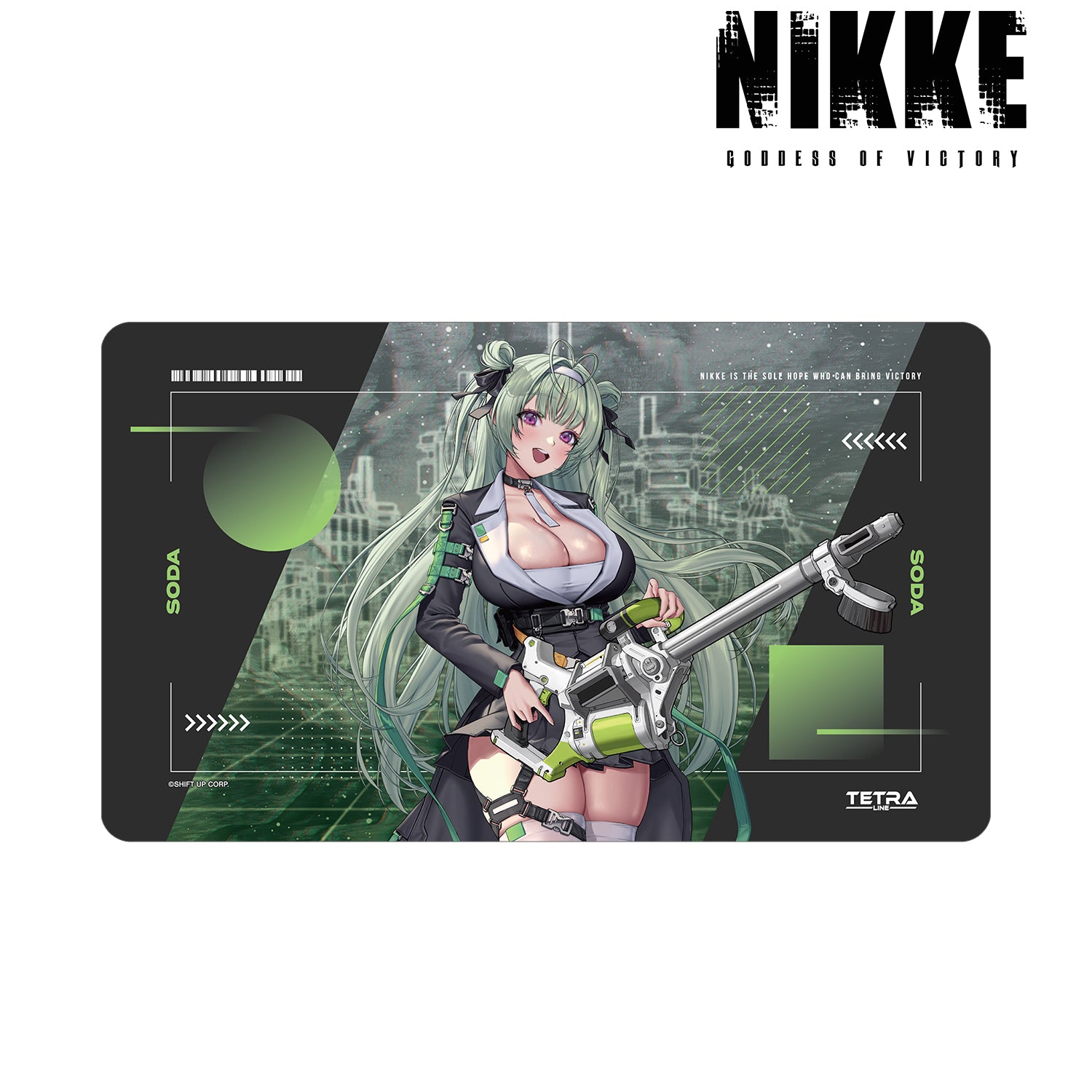 (Goods - Mat) GODDESS OF VICTORY: NIKKE Art by LOVECACAO Soda Tactical Fashion Ver. Multi-purpose Desk Mat