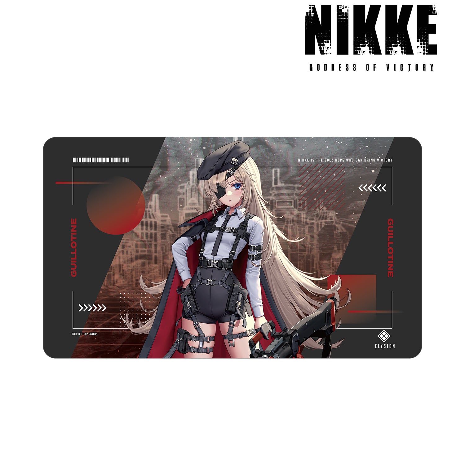 (Goods - Mat) GODDESS OF VICTORY: NIKKE Art by LOVECACAO Guillotine Tactical Fashion Ver. Multi-purpose Desk Mat