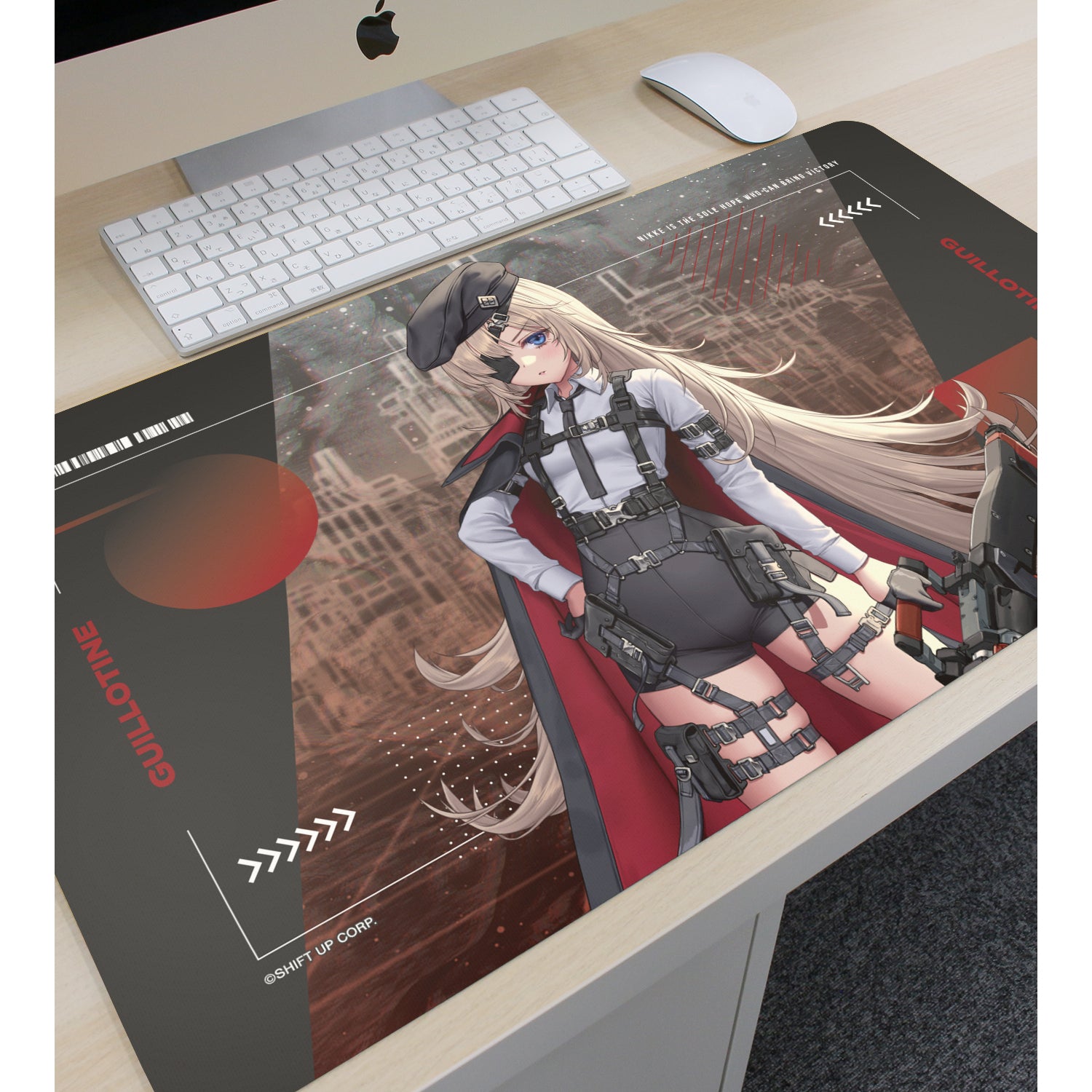 (Goods - Mat) GODDESS OF VICTORY: NIKKE Art by LOVECACAO Guillotine Tactical Fashion Ver. Multi-purpose Desk Mat