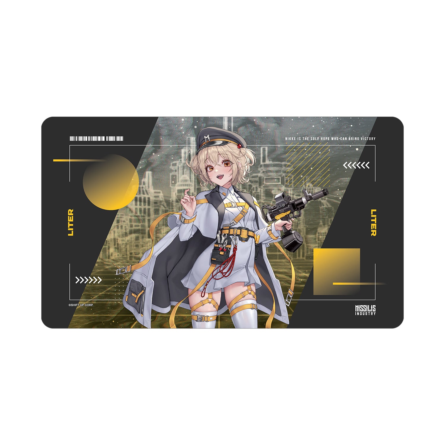 (Goods - Mat) GODDESS OF VICTORY: NIKKE Art by LOVECACAO Liter Tactical Fashion Ver. Multi-purpose Desk Mat