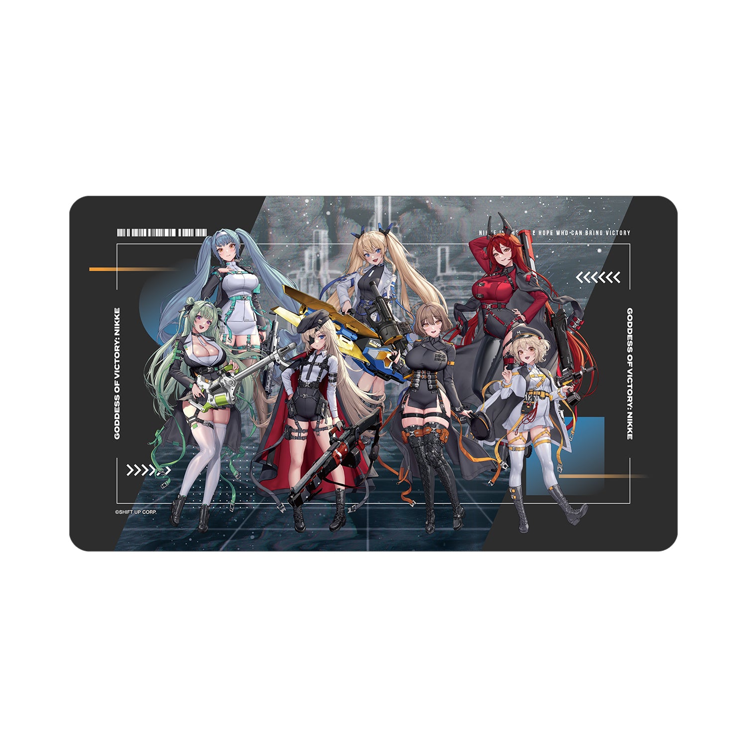 (Goods - Mat) GODDESS OF VICTORY: NIKKE Art by LOVECACAO Ensemble Tactical Fashion Ver. Multi-purpose Desk Mat