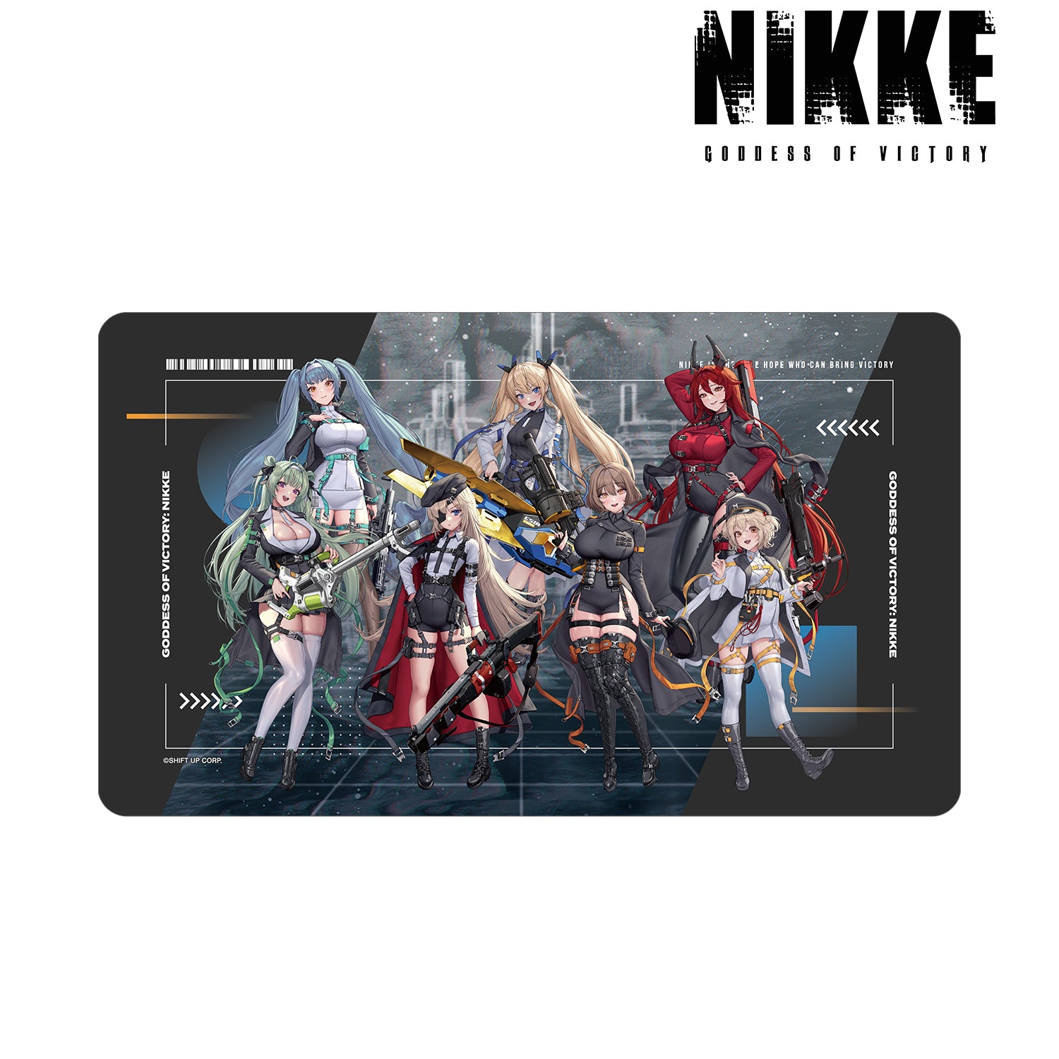 (Goods - Mat) GODDESS OF VICTORY: NIKKE Art by LOVECACAO Ensemble Tactical Fashion Ver. Multi-purpose Desk Mat