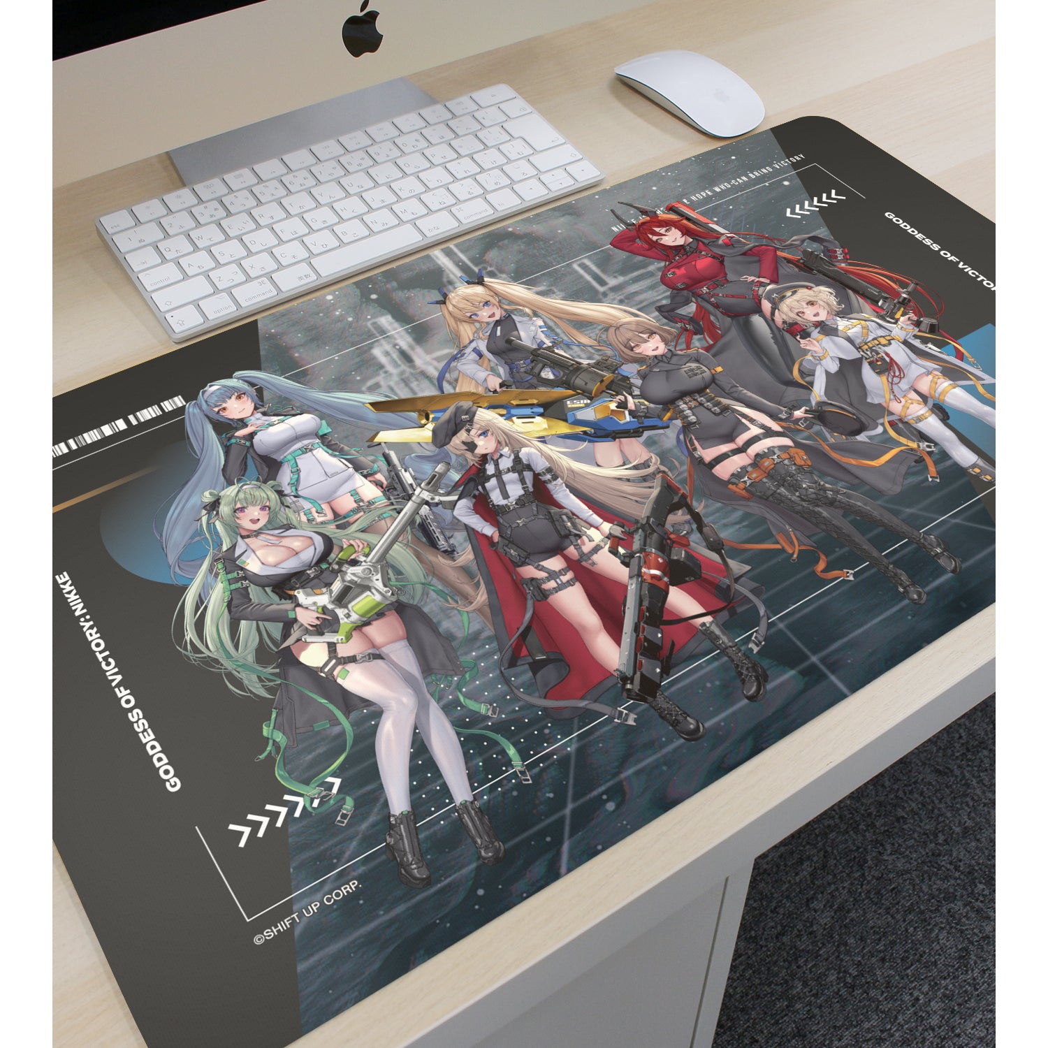 (Goods - Mat) GODDESS OF VICTORY: NIKKE Art by LOVECACAO Ensemble Tactical Fashion Ver. Multi-purpose Desk Mat