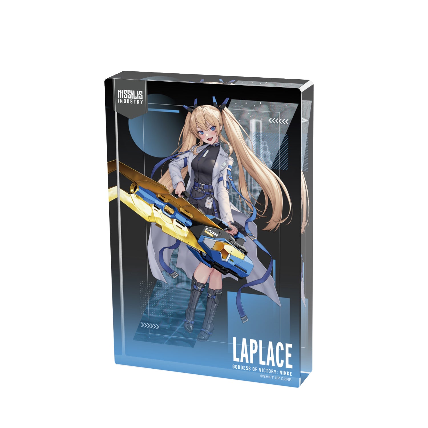 (Goods - Ornament) GODDESS OF VICTORY: NIKKE Art by LOVECACAO Laplace Tactical Fashion Ver. Acrylic Block