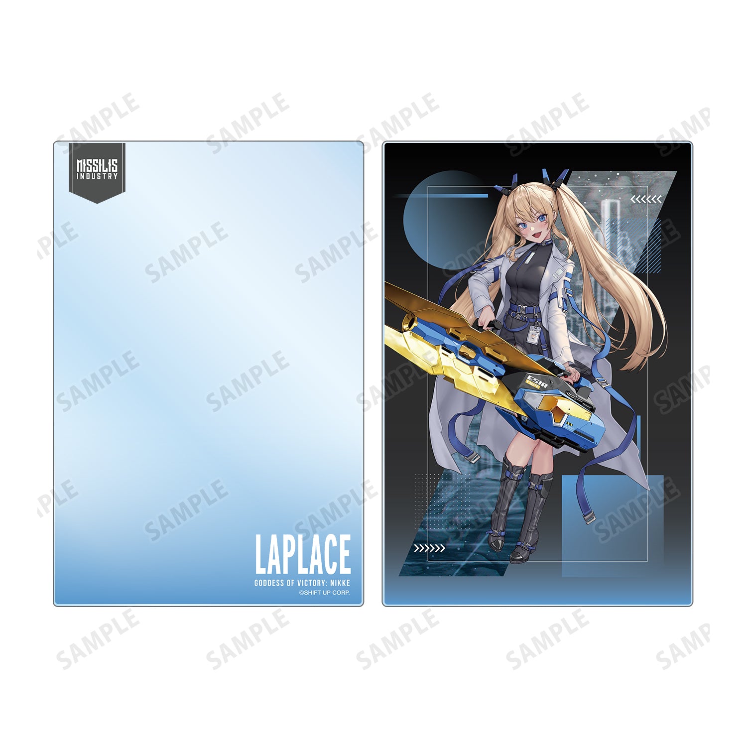 (Goods - Ornament) GODDESS OF VICTORY: NIKKE Art by LOVECACAO Laplace Tactical Fashion Ver. Acrylic Block