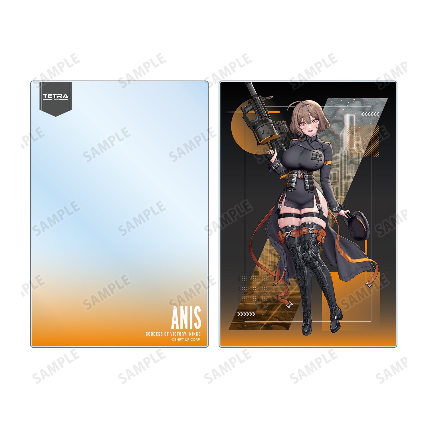 (Goods - Ornament) GODDESS OF VICTORY: NIKKE Art by LOVECACAO Anis Tactical Fashion Ver. Acrylic Block