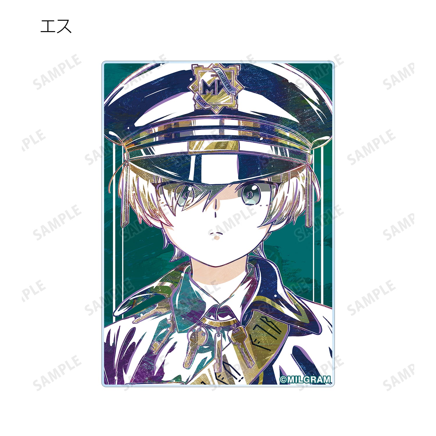 (1BOX=11)(Goods - Card) MILGRAM Trading Ani-Art Acrylic Card