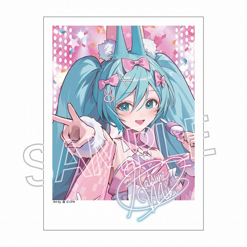 (Goods - Sticker) Hatsune Miku Ayakashi Stage Sticker Moon Rabbit