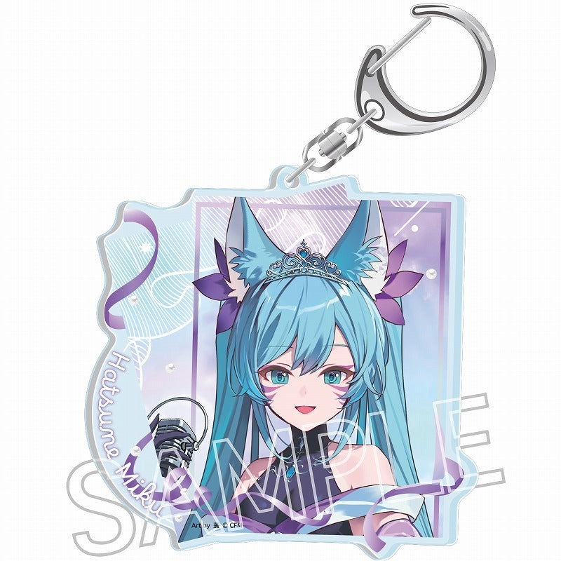 (Goods - Key Chain) Hatsune Miku Ayakashi Stage Acrylic Key Chain Nine-Tailed Fox