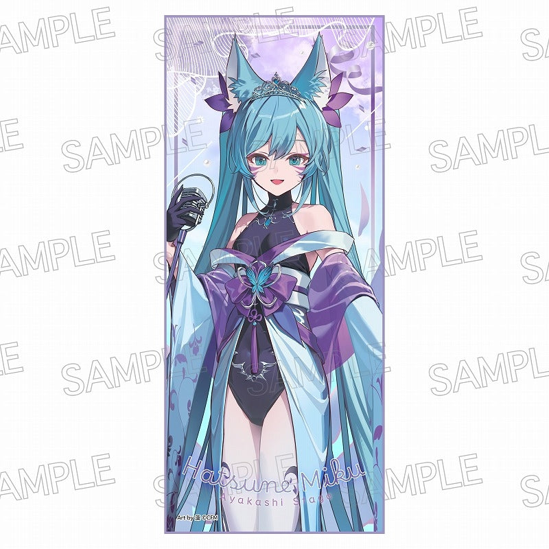 (Goods - Towel) Hatsune Miku Ayakashi Stage Face Towel Nine-Tailed Fox