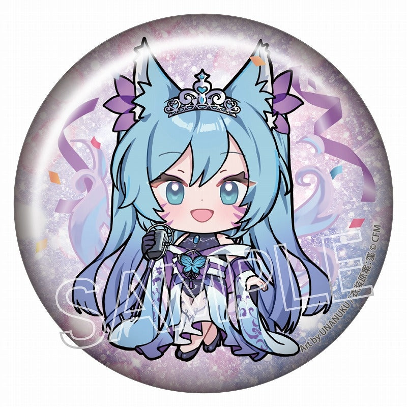 (1BOX=8)(Goods - Badge) Hatsune Miku Ayakashi Stage KiraKira Button Badge