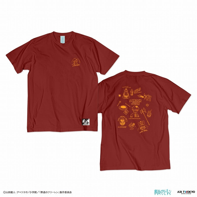 (Goods - Shirt) Frieren: Beyond Journey's End TV Anime Scene Art T-Shirts Vol. 2 - 3 (I Drank Juice in the Middle of the Night) XL