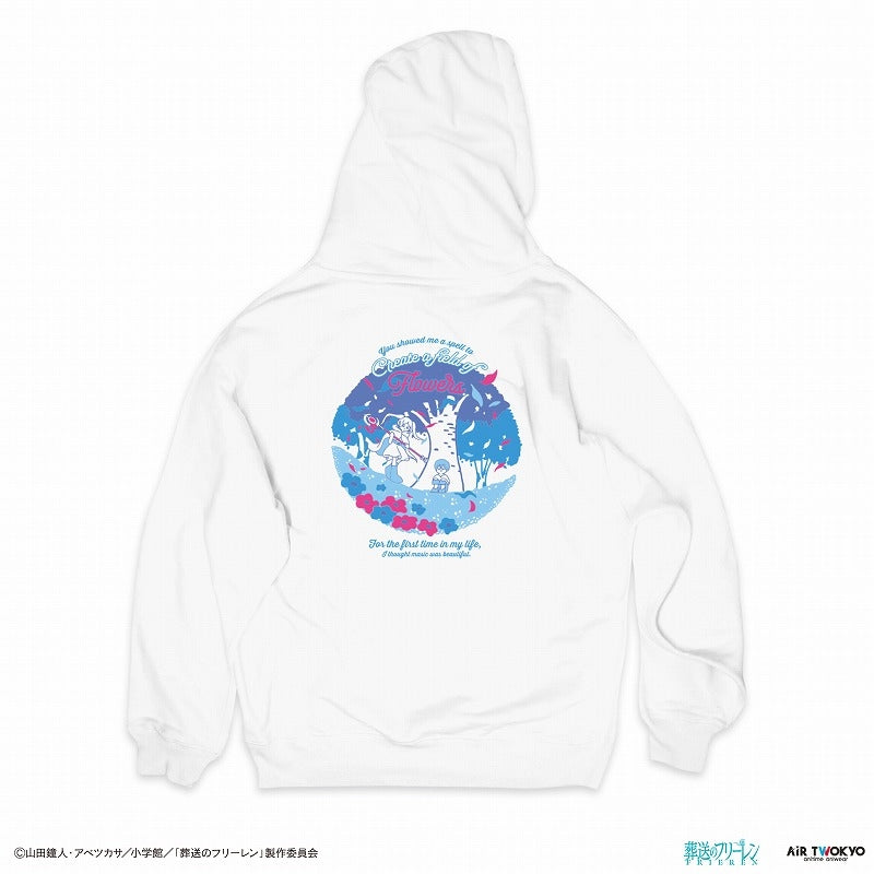 (Goods - Outerwear) Frieren: Beyond Journey's End TV Anime Scene Art Hoodies Vol. 2 - 1 (A Spell to Create a Field of Flowers) XL