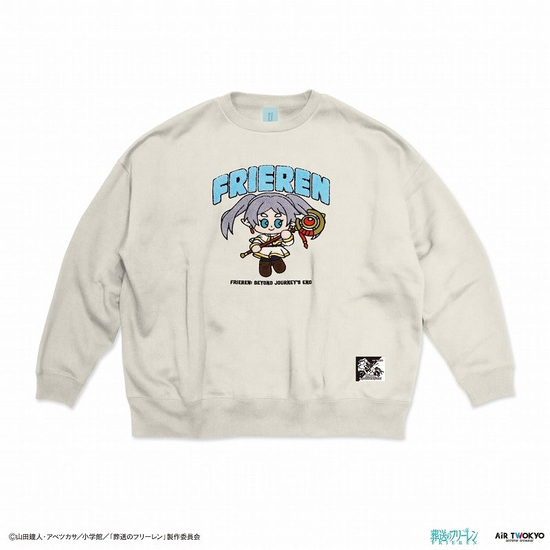 (Goods - Sweatshirt) Frieren: Beyond Journey's End TV Anime Scene Art Sagara Embroidered Sweatshirt Vol. 2 (Frieren) XL