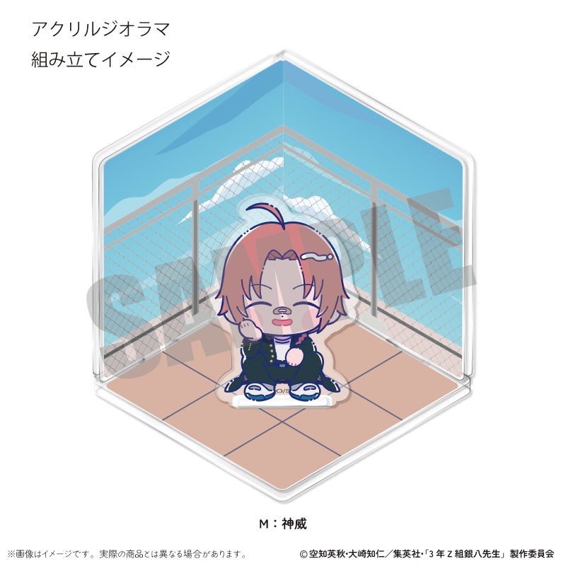 (Goods - Ornament) TV Anime - Class 3Z Ginpachi-sensei Acrylic Diorama Nyu~toro Vol.1 M Kamui