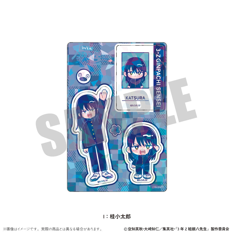 (Goods - Sticker) TV Anime - Class 3Z Ginpachi-sensei Holographic Sticker Sheet Nyu~toro Vol.1 I Kotaro Katsura