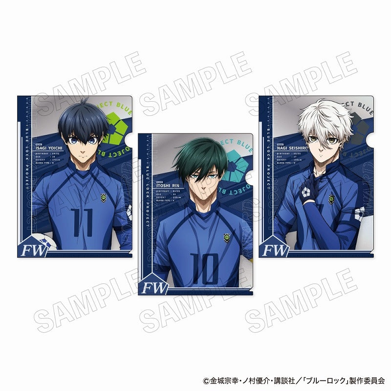 (Goods - Clear File) Blue Lock A4 Metallic Clear File A: Yoichi Isagi