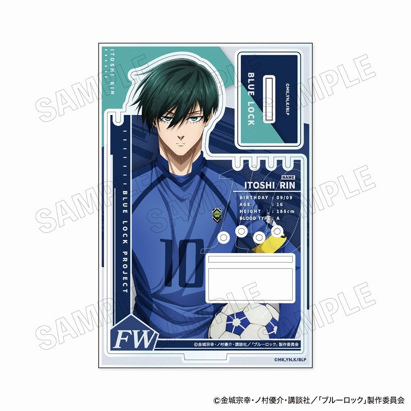 (Goods - Stand Pop) Blue Lock Acrylic Accessory Stand B: Rin Itoshi