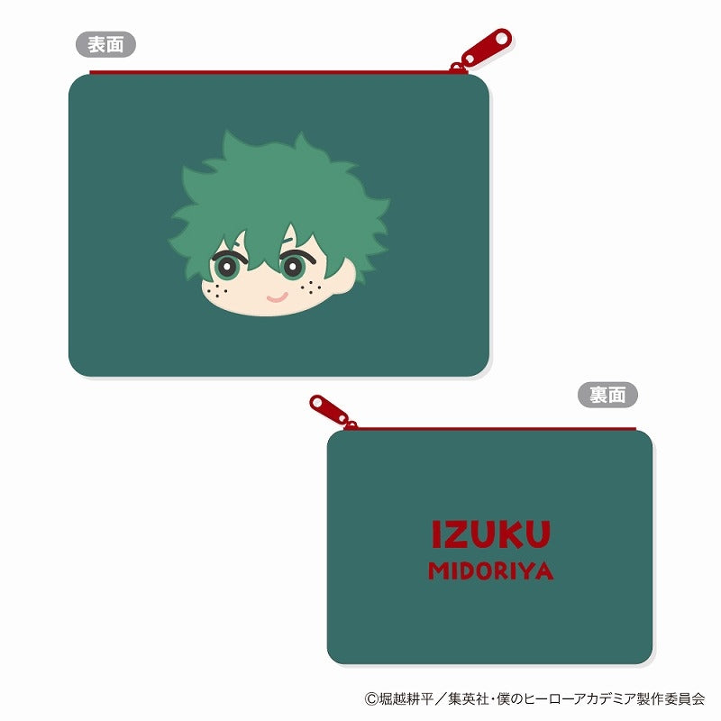 (Goods - Pouch) My Hero Academia MofuMofu Flat Case A: Izuku Midoriya