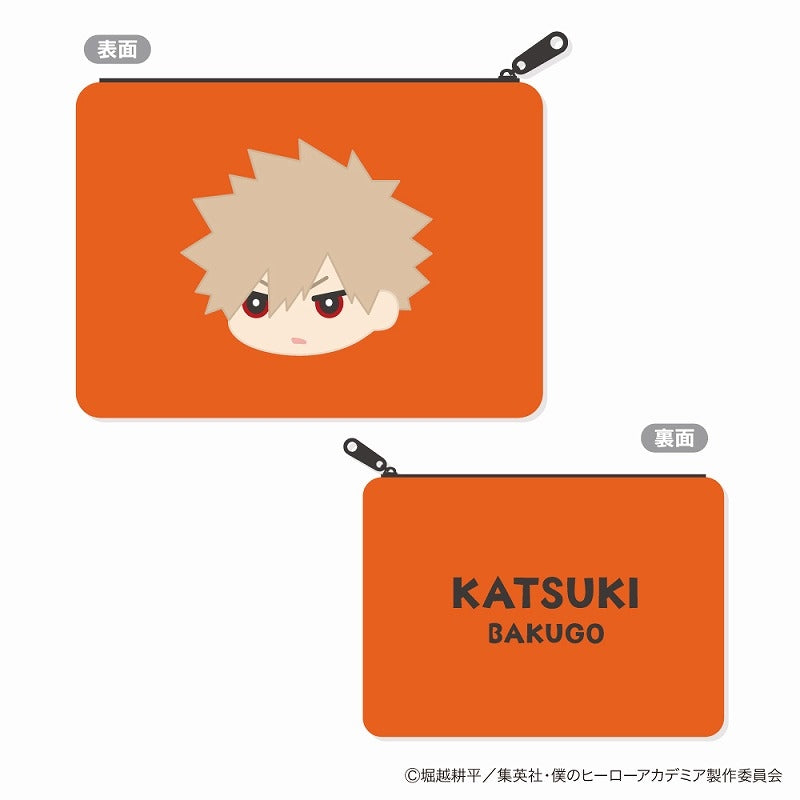 (Goods - Pouch) My Hero Academia MofuMofu Flat Case B: Katsuki Bakugo