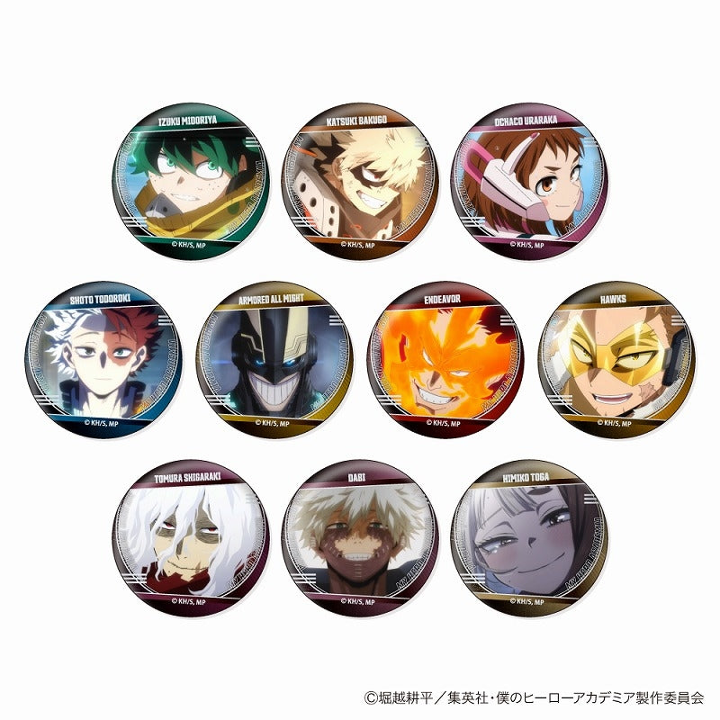 (1BOX=10)(Goods - Badge) My Hero Academia Wall Texture Button Badge Collection Vol. 2