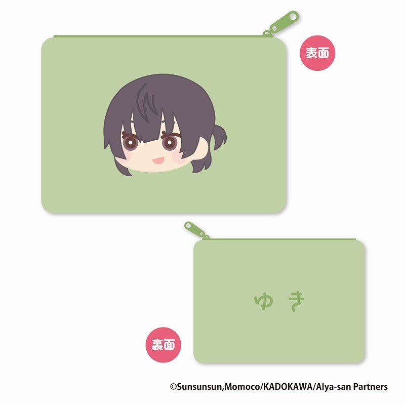 (Goods - Pouch) Alya Sometimes Hides Her Feelings in Russian MofuMofu Flat Pouch B: Yuki