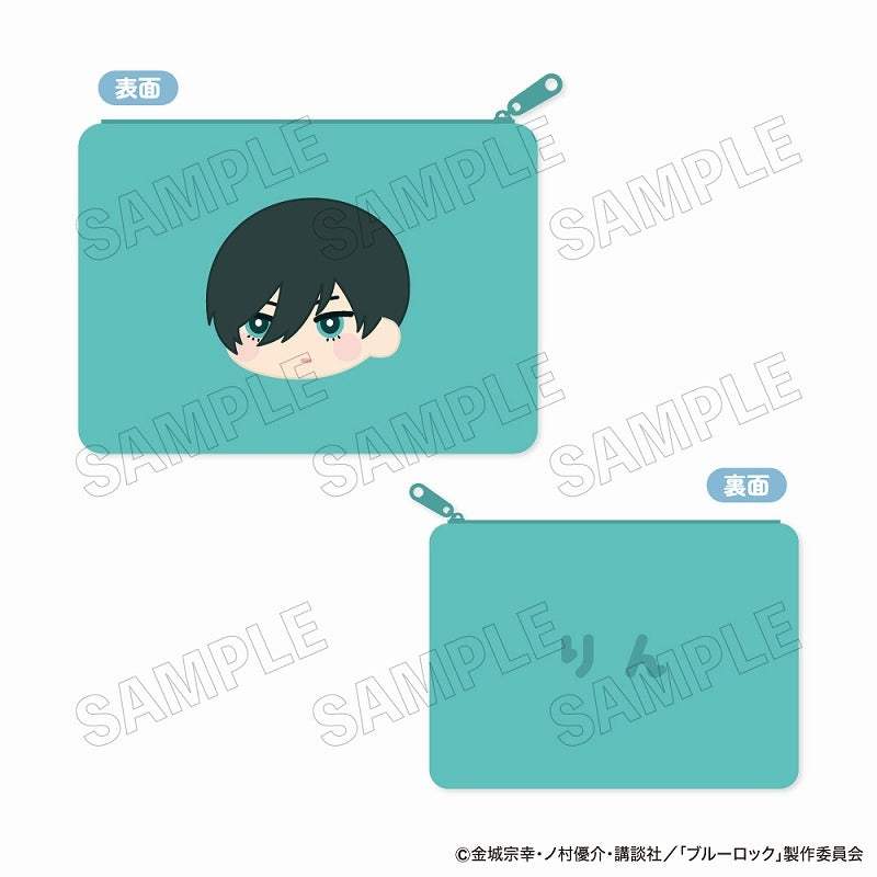 (Goods - Pouch) Blue Lock MofuMofu Flat Pouch B: Rin Itoshi