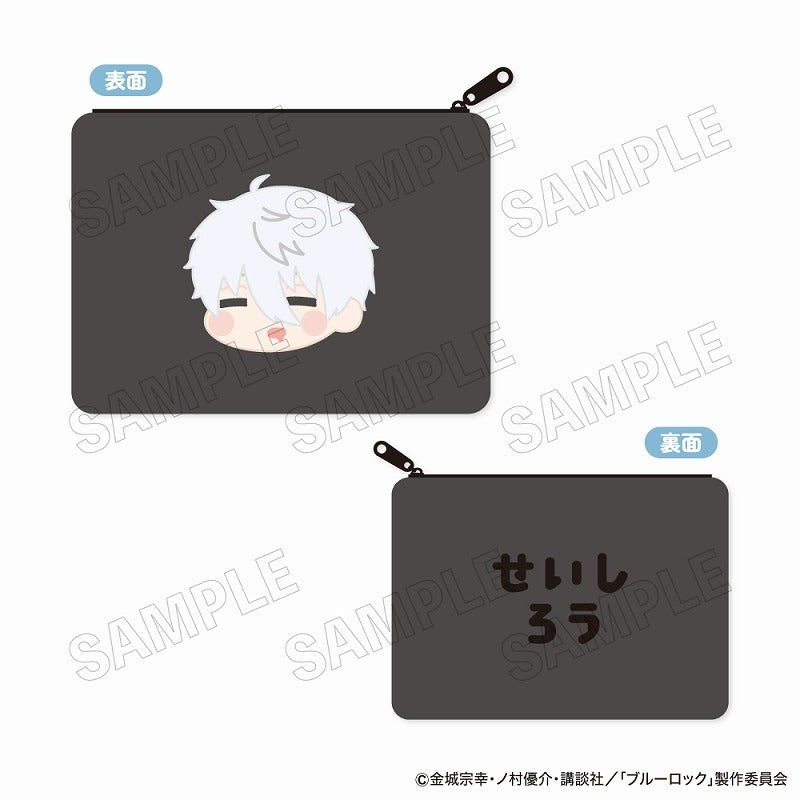 (Goods - Pouch) Blue Lock MofuMofu Flat Pouch C: Seishiro Nagi