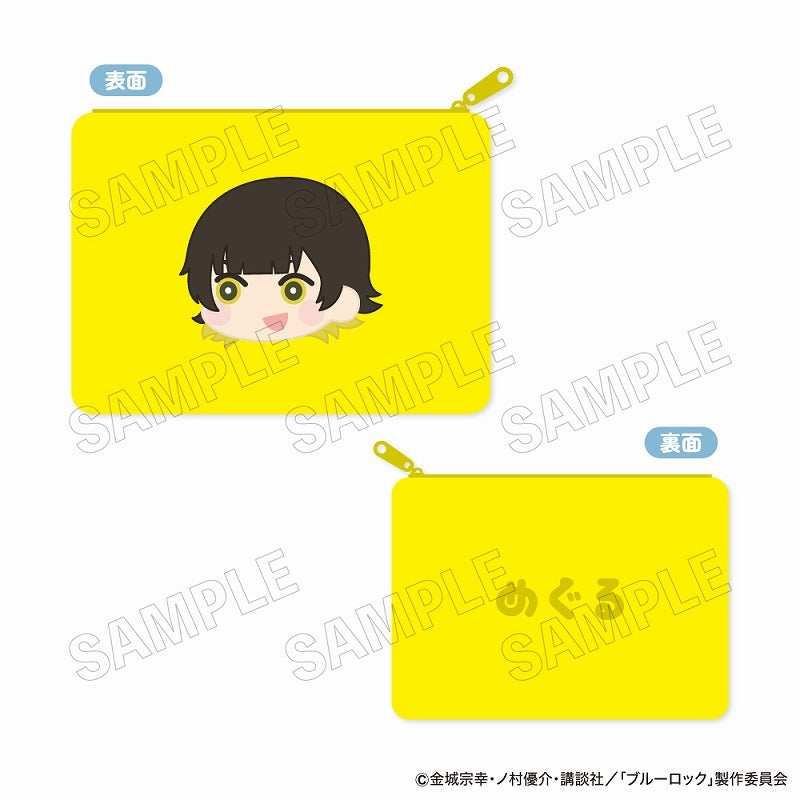 (Goods - Pouch) Blue Lock MofuMofu Flat Pouch D: Meguru Bachira