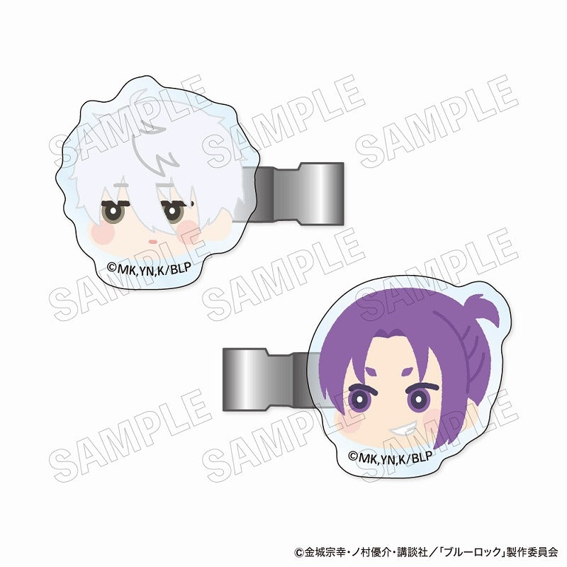 (Goods - Hair Clip) Blue Lock MofuMofu Bangs Clip B: Seishiro Nagi & Reo Mikage