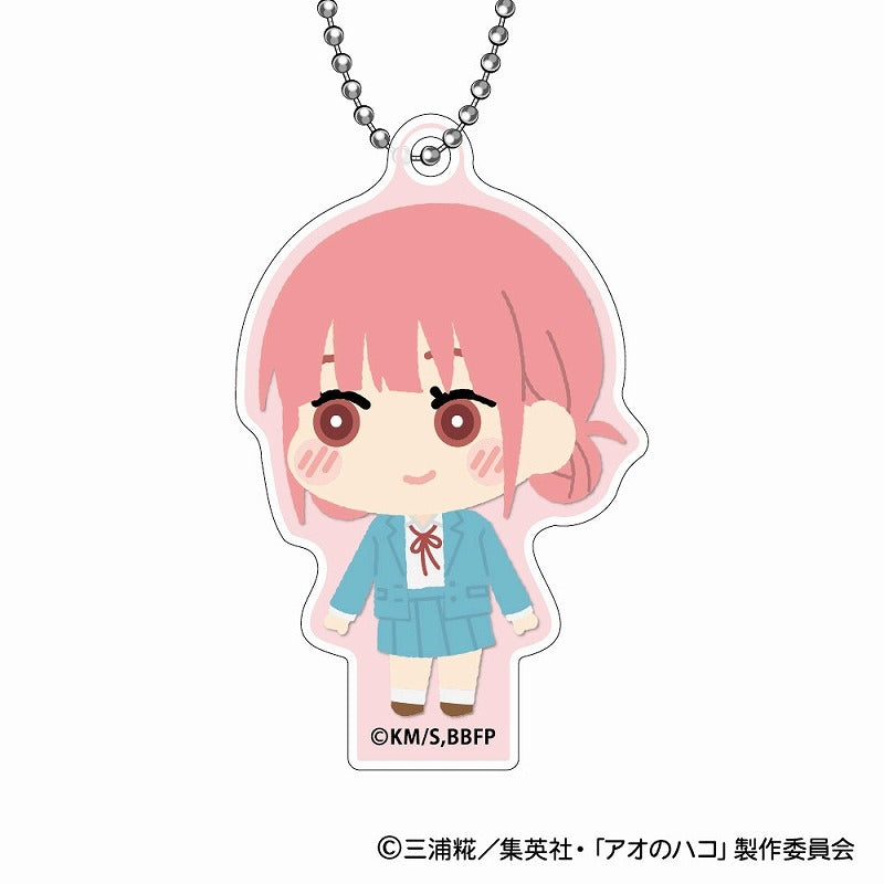 (BOX=8)(Goods - Key Chain) Blue Box MofuMofu Acrylic Key Chain