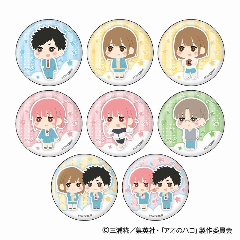 (BOX=8)(Goods - Badge) Blue Box MofuMofu Button Badge Collection