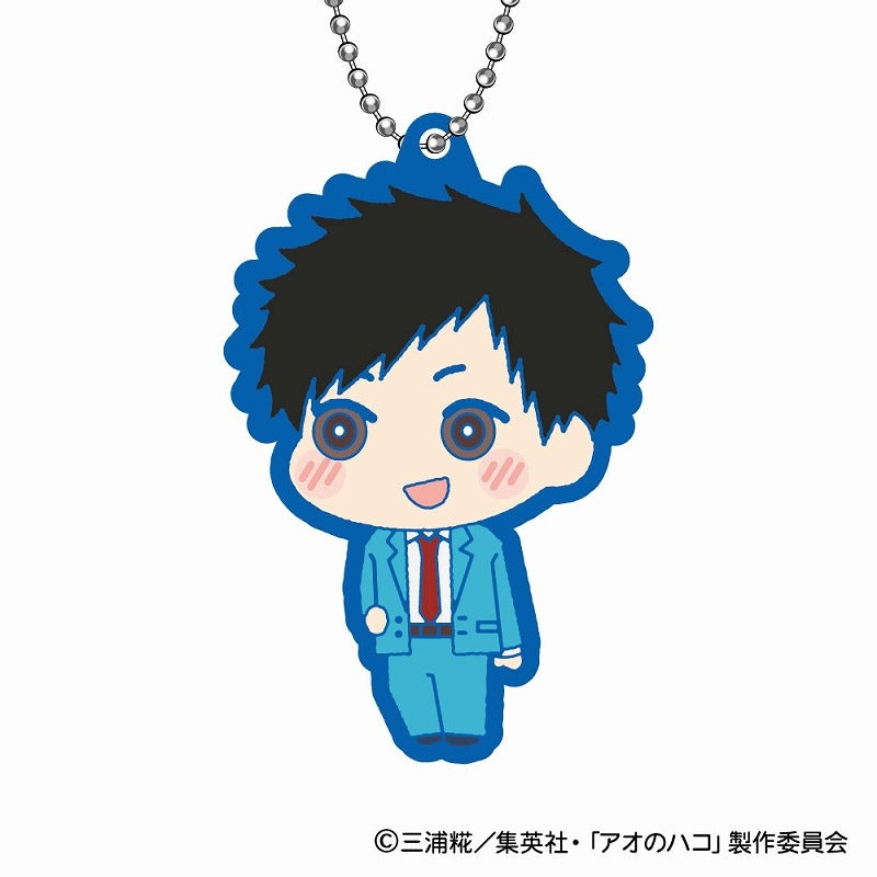 (BOX=8)(Goods - Mascot) Blue Box MofuMofu Rubber Mascot