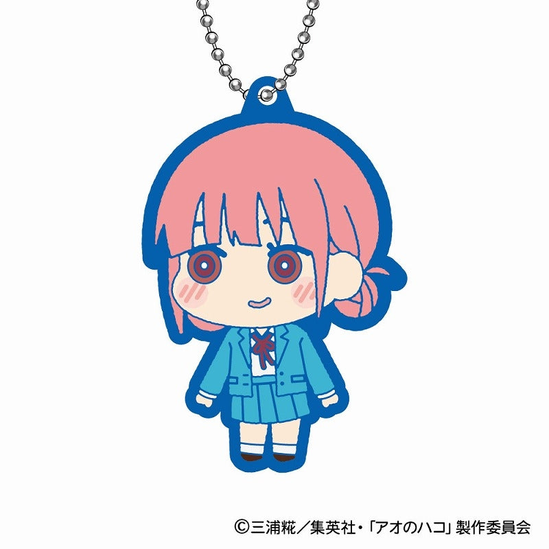 (BOX=8)(Goods - Mascot) Blue Box MofuMofu Rubber Mascot