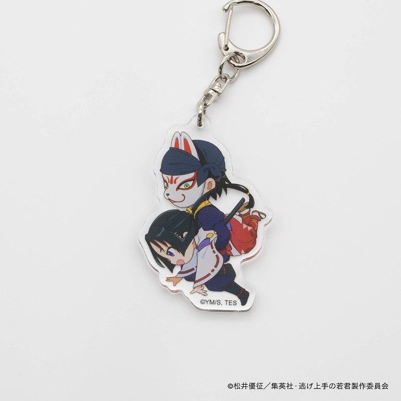 (Goods - Key Chain) The Elusive Samurai Acrylic Key Chain  Shatto The Elusive Samurai, Tokiyuki  & Genba