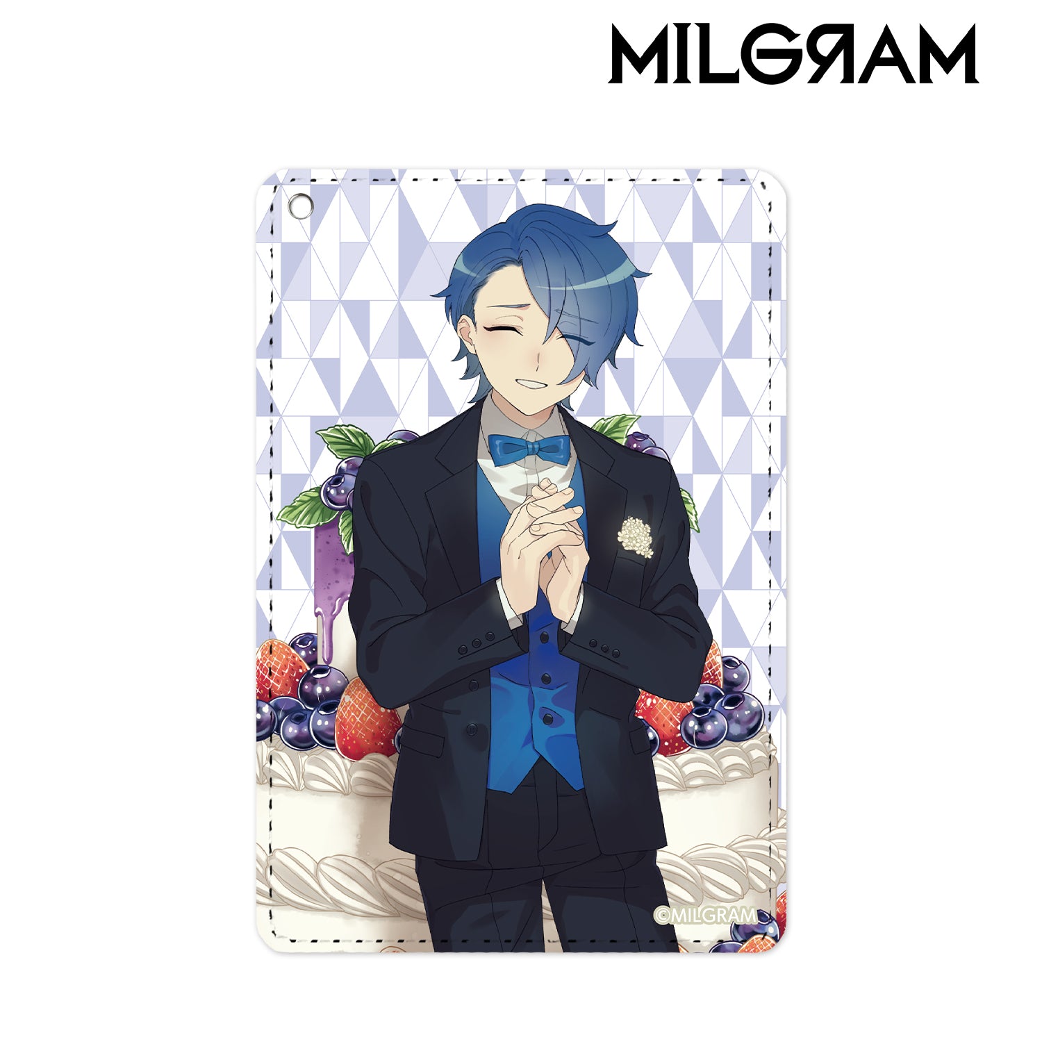 (Goods - Pass Case) MILGRAM 1 Pocket Pass Case Birthday Ver. Feat. Exclusive Art Haruka