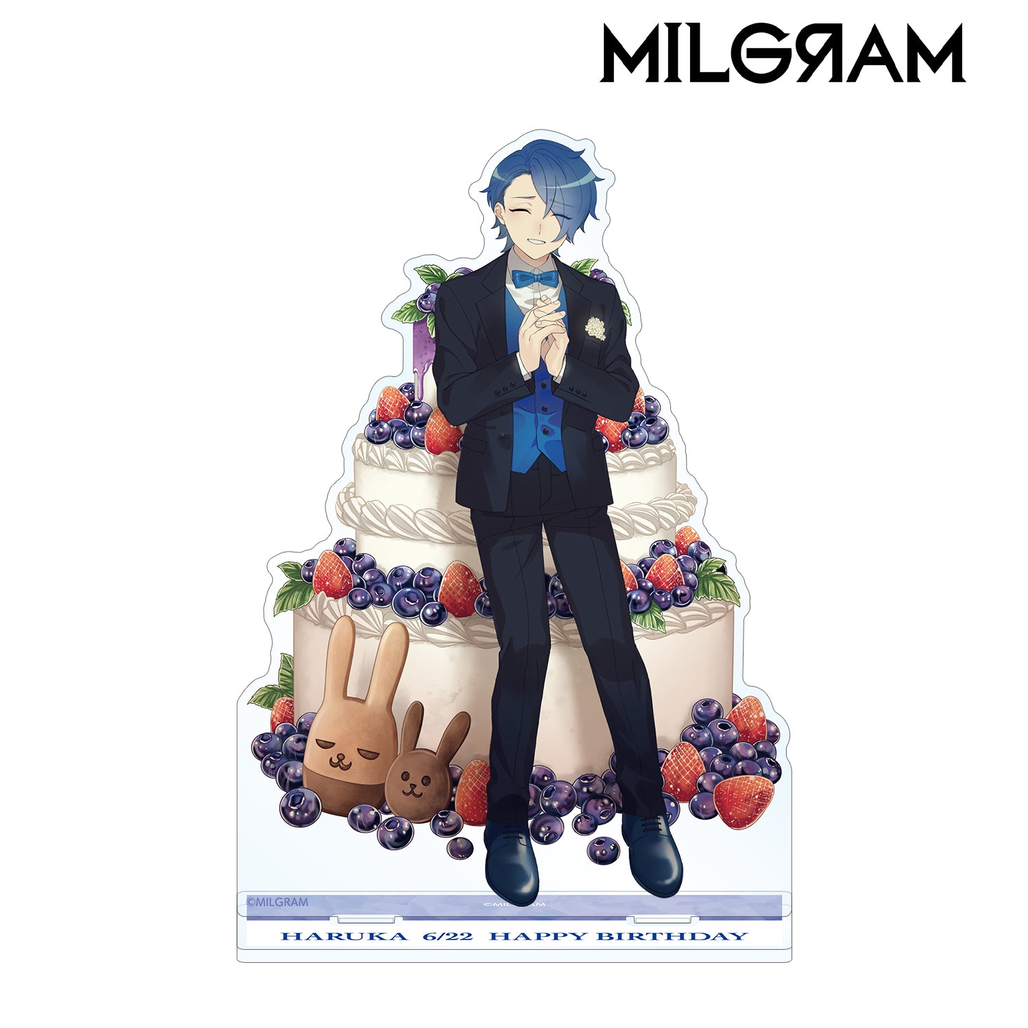 (Goods - Stand Pop) MILGRAM BIG Acrylic Stand Birthday Ver. Feat. Exclusive Art Haruka