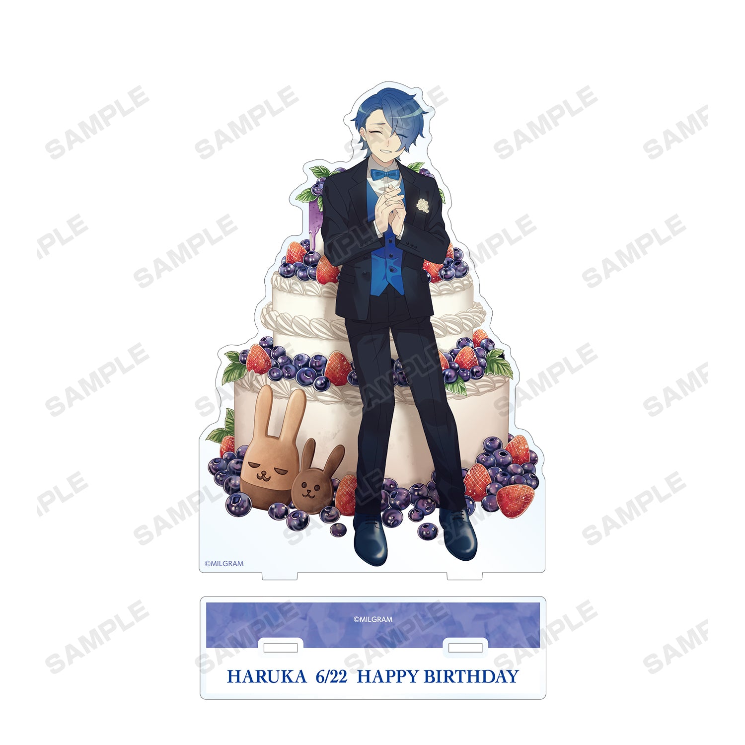 (Goods - Stand Pop) MILGRAM BIG Acrylic Stand Birthday Ver. Feat. Exclusive Art Haruka