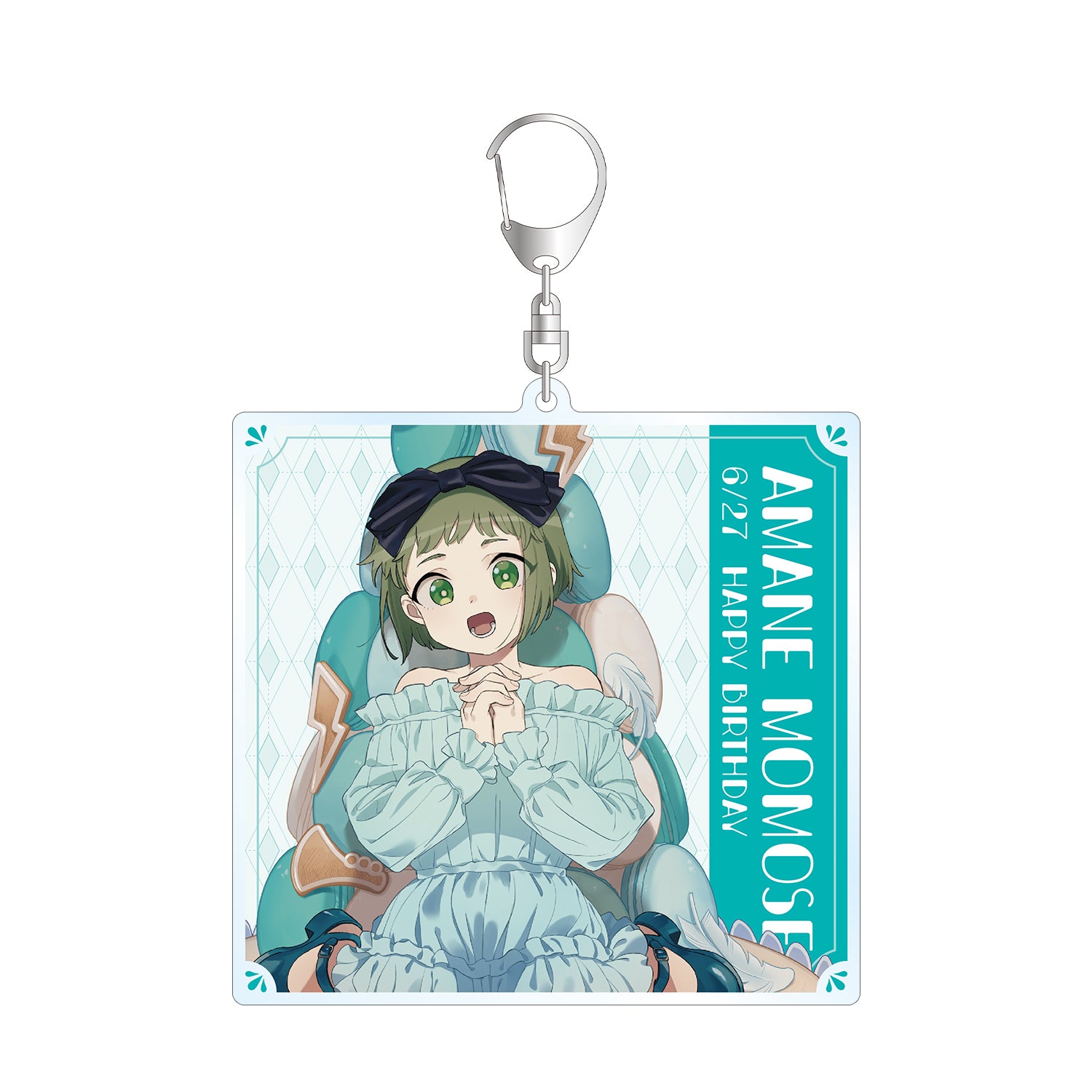 (Goods - Key Chain) MILGRAM BIG Acrylic Key Chain Birthday Ver. Feat. Exclusive Art Amane