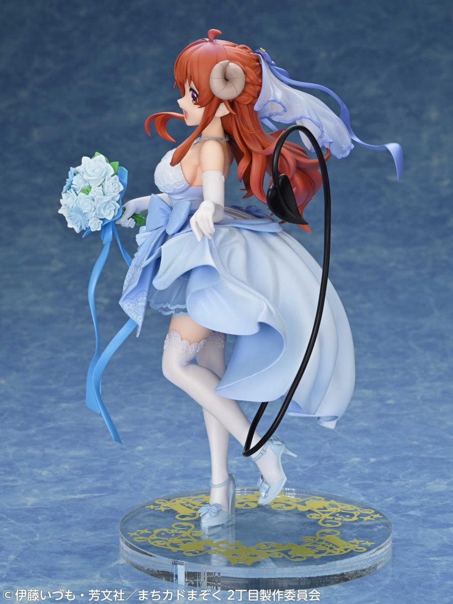 (Bishojo Figure) TV Anime The Demon Girl Next Door 2-Chome Shadow Mistress Yuko Wedding Ver. 1/7 Completed Figure