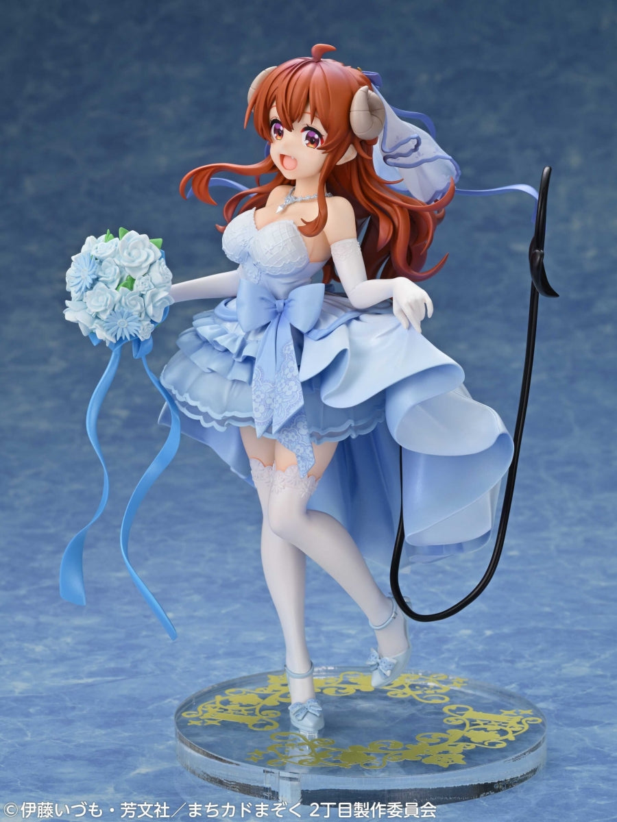 (Bishojo Figure) TV Anime The Demon Girl Next Door 2-Chome Shadow Mistress Yuko Wedding Ver. 1/7 Completed Figure