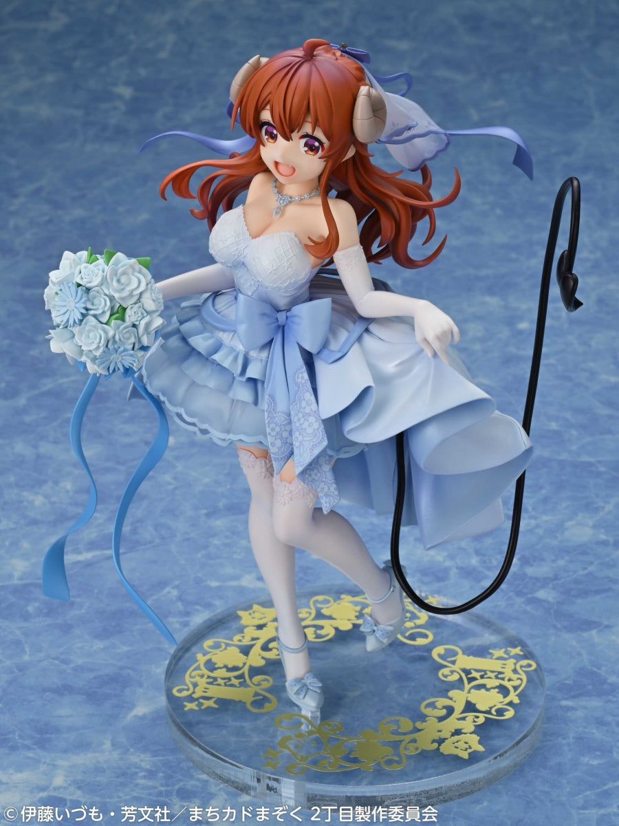 (Bishojo Figure) TV Anime The Demon Girl Next Door 2-Chome Shadow Mistress Yuko Wedding Ver. 1/7 Completed Figure