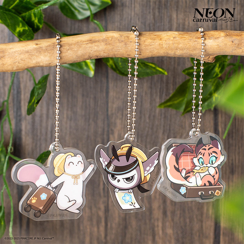 (Goods - Key Chain) NU: Carnival Key Chain Neon Carnival -The 3rd bloom- Little Animal Journey Hanger Set