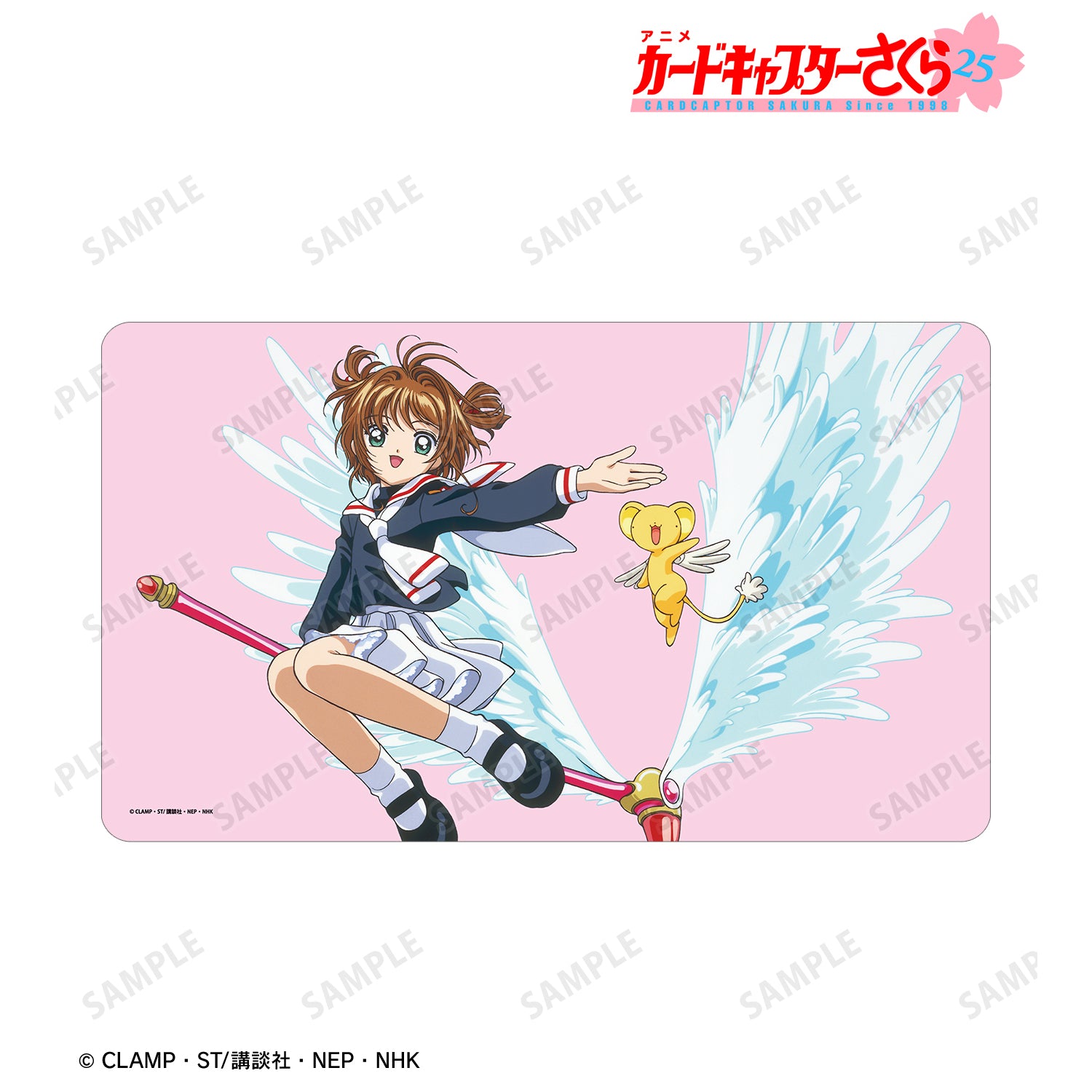 (Goods - Mat) TV Anime Card Captor Sakura Sakura & Kero-chan Multi-purpose Desk Mat