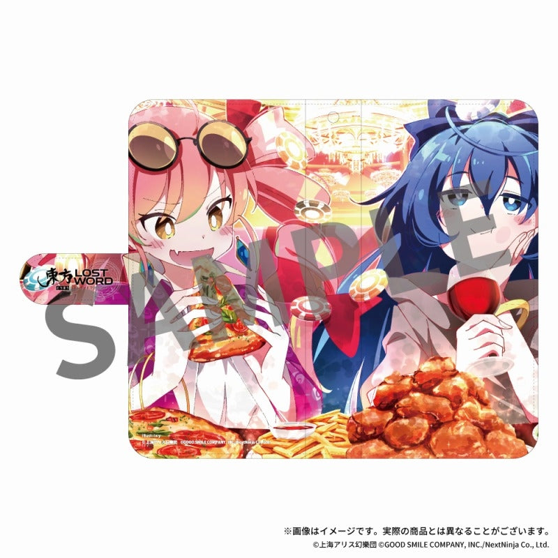 (Goods - Cell Phone Accessory) Touhou LostWord Flip Style Smartphone Case 16 Joon Yorigami & Shion Yorigami "Celebrity Order"