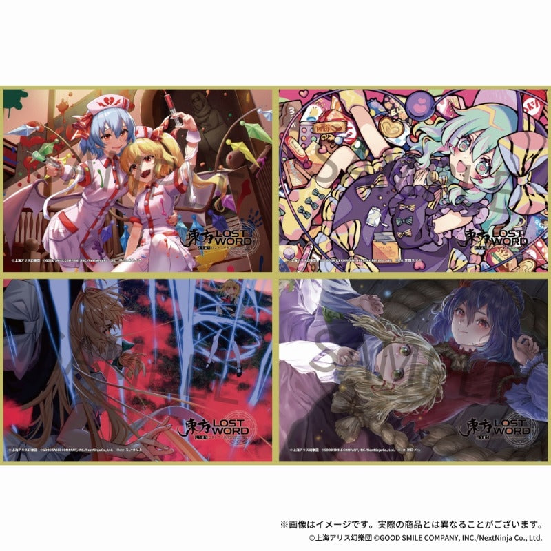 (1BOX=10)(Goods - Art Board) Touhou LostWord Wide Mini Trading Art Board VOL. 6