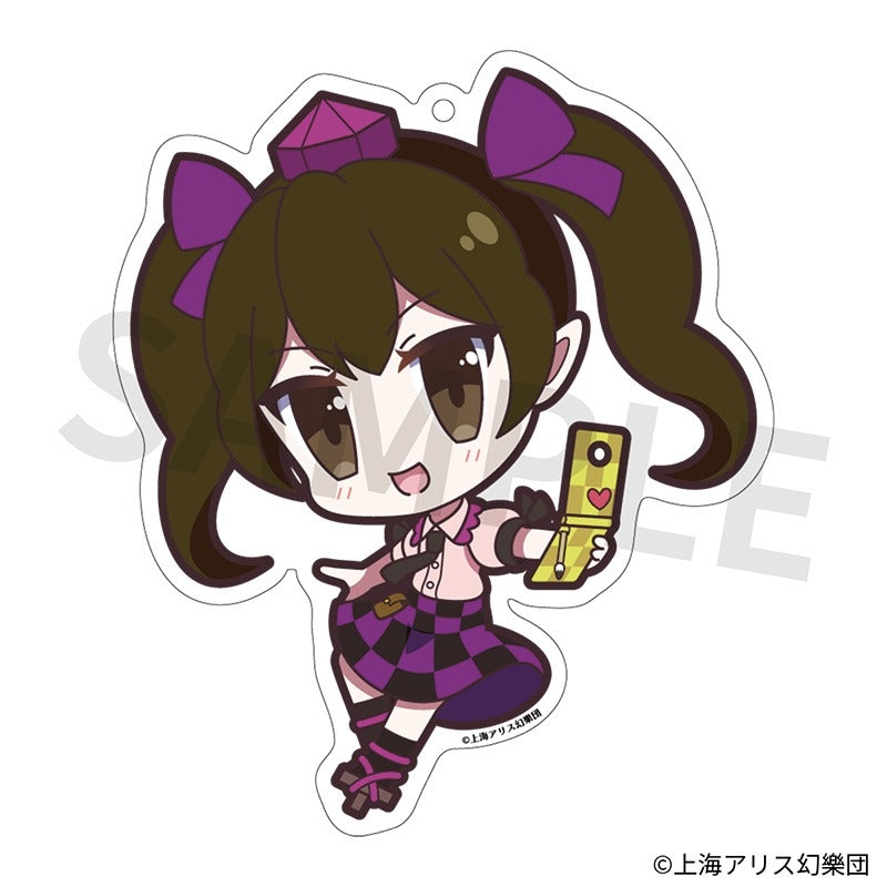 (Goods - Key Chain) Touhou Project Acrylic Key Chain Yurutto Touhou 169 Hatate Himekaidou