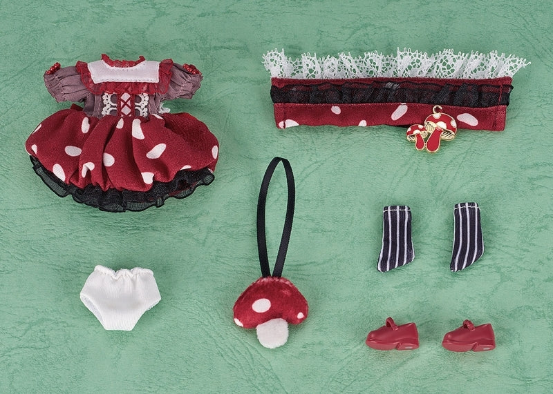 (Figure - Parts) Nendoroid Doll Outfit Set: Mushroom - Girl (Red)