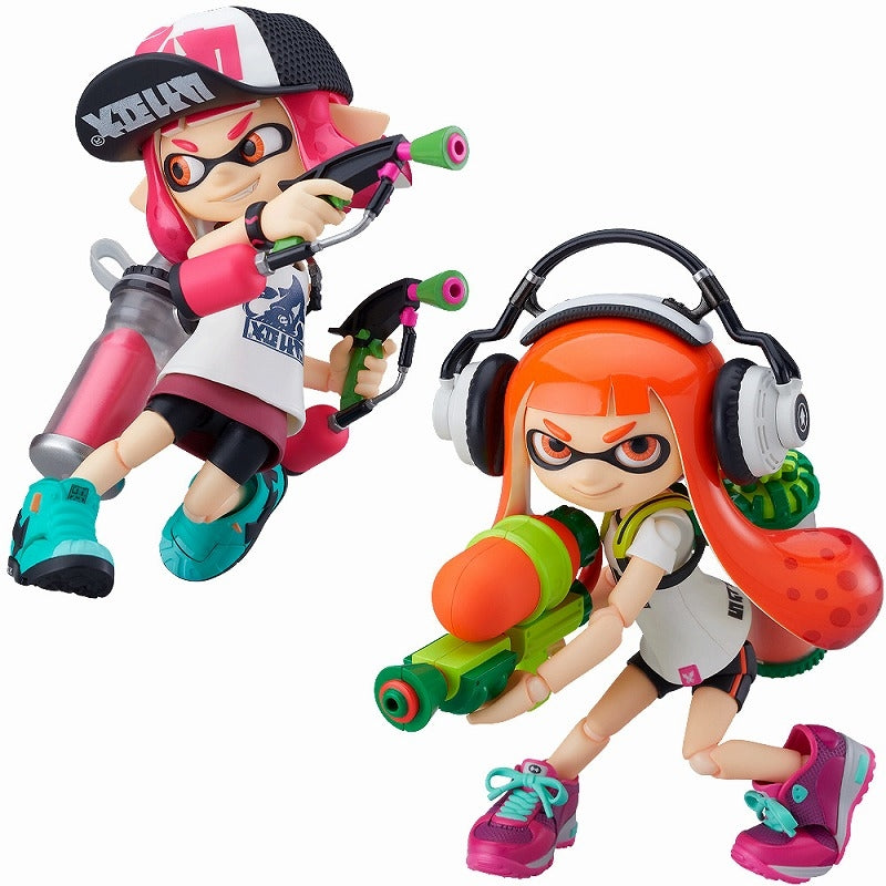 (Action Figure) Splatoon/Splatoon2 figma Splatoon Girl: DX Edition (Re-release)