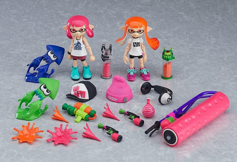 (Action Figure) Splatoon/Splatoon2 figma Splatoon Girl: DX Edition (Re-release)